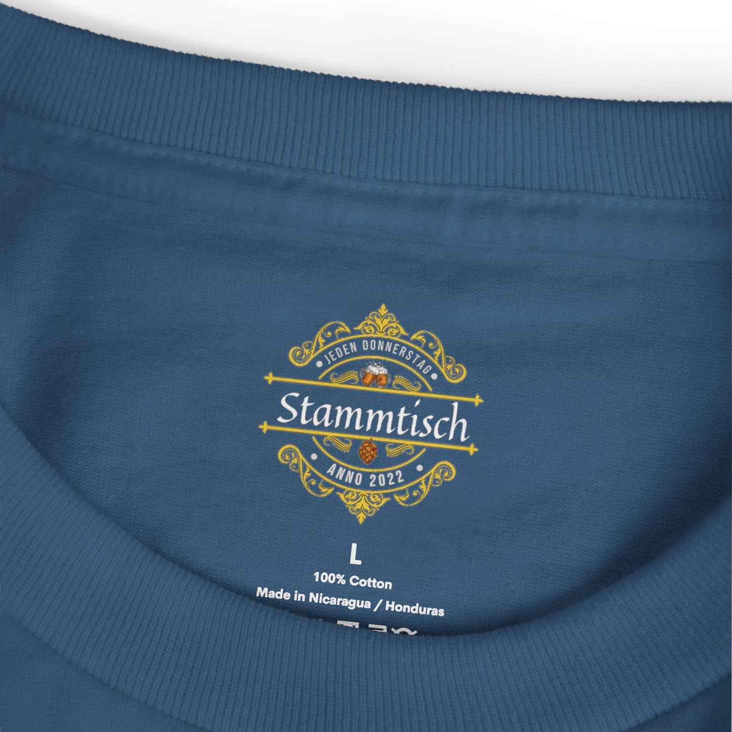 Basic Garngefärbter Baumwolle t-shirt