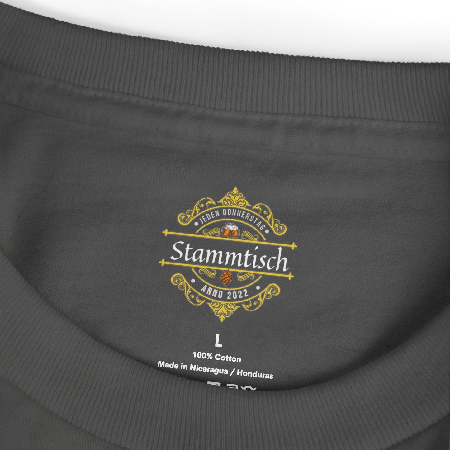 Basic Garngefärbter Baumwolle t-shirt